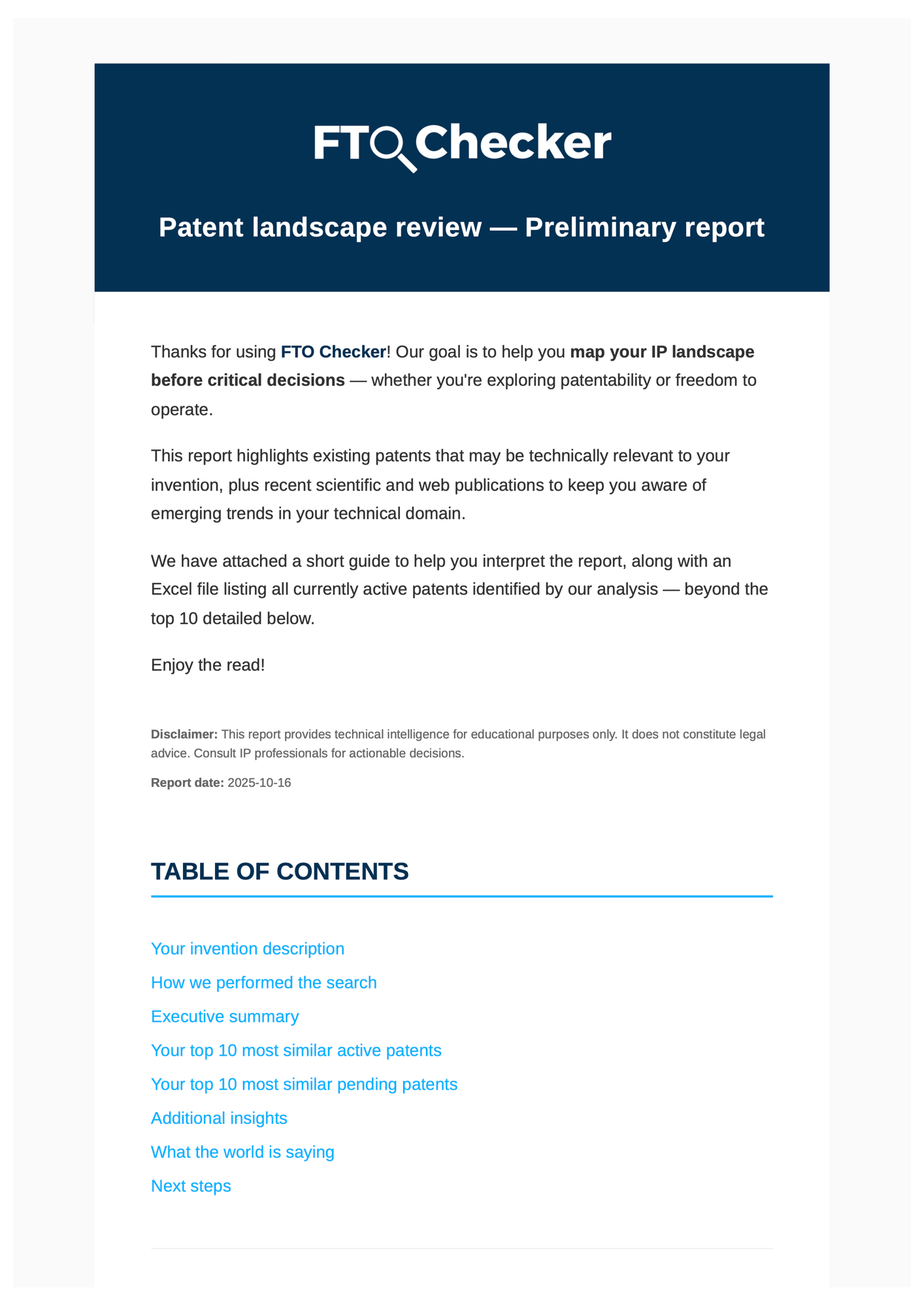 Report - Electronics
